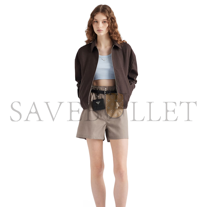 Pra*a ribbed knit crop top 39576